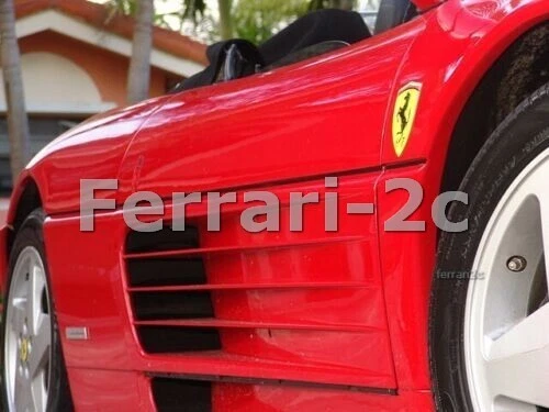 Nuevo Ferrari 328 Original Emblema Guardabarros Insignia Adhesivo Escudo Calcomanía Recubierto de Resina Foto 4 de 4