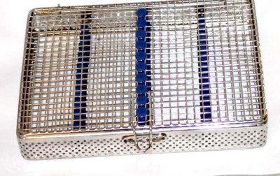 Steribox Kassette Gitterbox Sterilisation Instrumente Fußpflege Dental Edelstahl