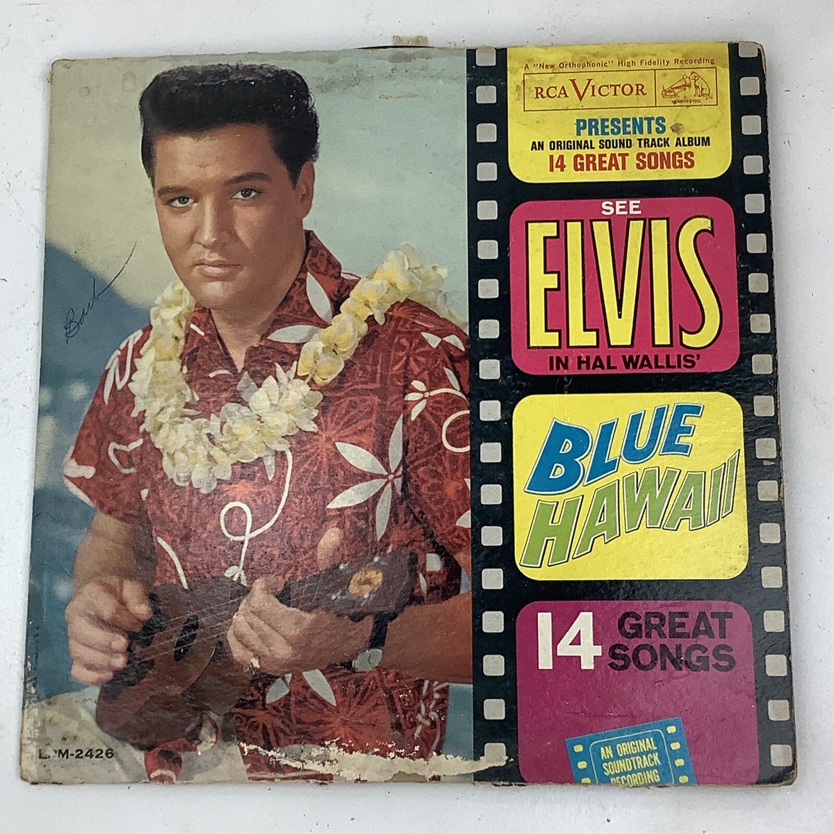 Elvis Presley RCA Victor ELVIS in Hal Wallis' BLUE HAWAII Vinyl LP