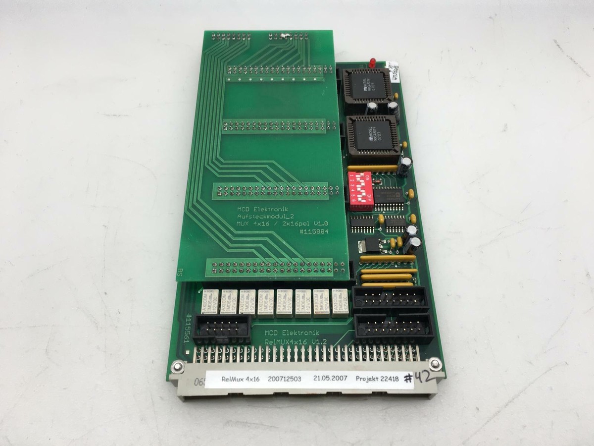 MCD Electronics Aufsteckmodul 115884 RelMUX4x16 Mux 4x16