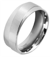 Damenring Fingerring Ring Edelstahl Silberfarben RinggrößE: 62 Akzent