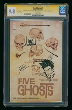 Five Ghosts 1 Cgc 9.8 Ss X3 Signed Sketch Jones Barbiere Mooneyham 2nd Print