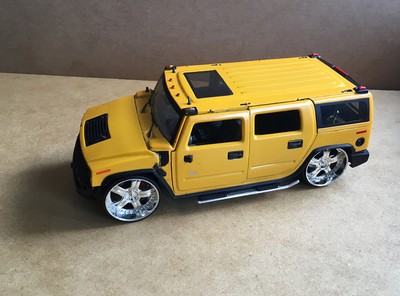 yellow hummer toy car