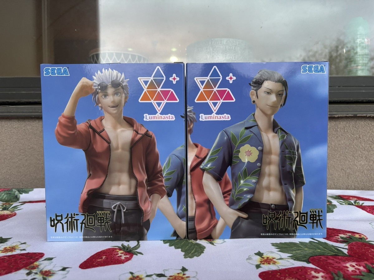 シュウ　アクスタ　他全賞セット　MILLENNIUM BEACH Jujutsu Kaisen Satoru Gojo Suguru Geto Luminasta SET of 2
