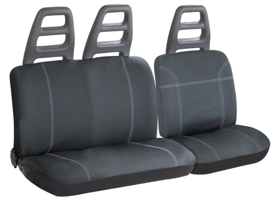 Housses de siege T6 confortables pour longs trajets en fourgon Fiat et Renault