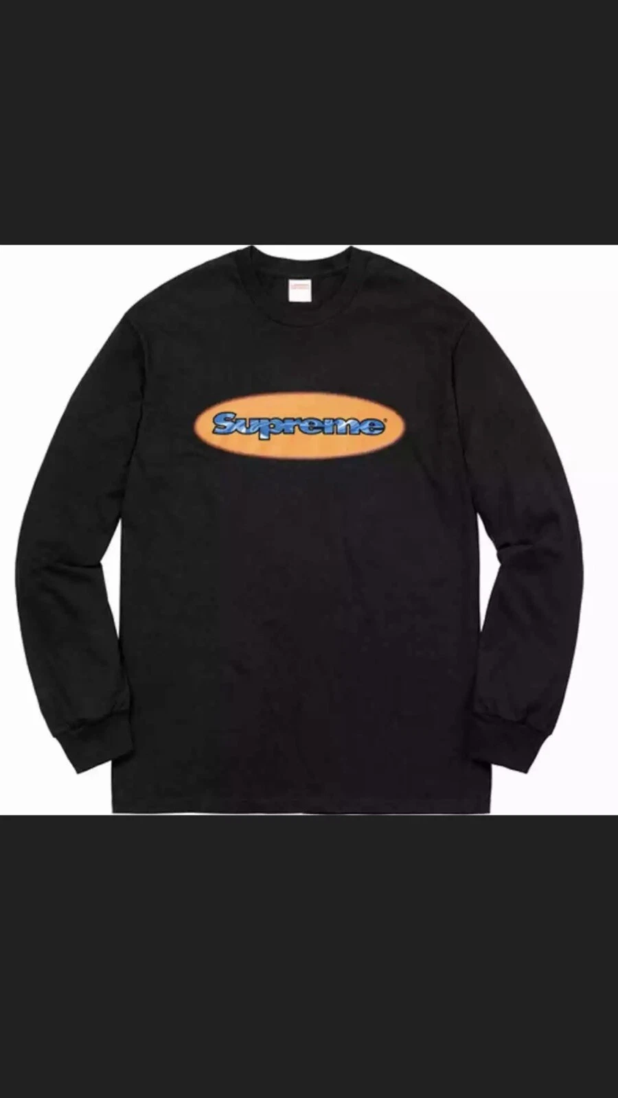 Tee shirt Supreme Ripple L/S taille grande flambant neuf 