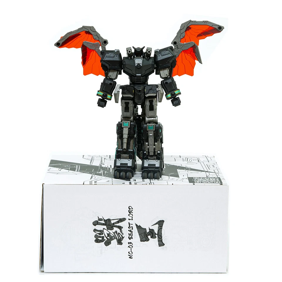 Lucky Cat Micro Cosmos MC-03B MC03B Meagzord  Beast Lord Black set of 5 in stock - Image 2 of 4