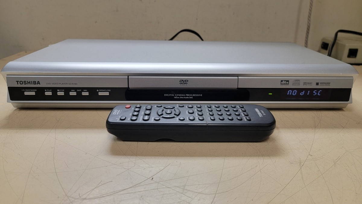 Toshiba SD-K740 Digital Cinema Progressive DVD Player | eBay