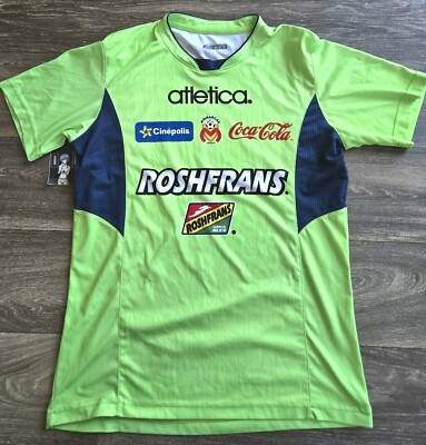 Atletica Monarcas Morelia Training Futbol Soccer Jersey Green Men's Size Small
