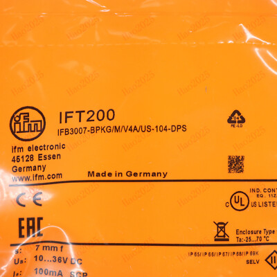 IFT200 For IFM New Inductve Sensor Metal Thread Socket