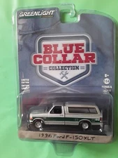  1996 Ford F-150XLT Blue Collar Collection 1:64 Greenlight 35140E