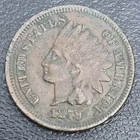 1879 Indian Head Cent 1c Higher Grade VF + #38986