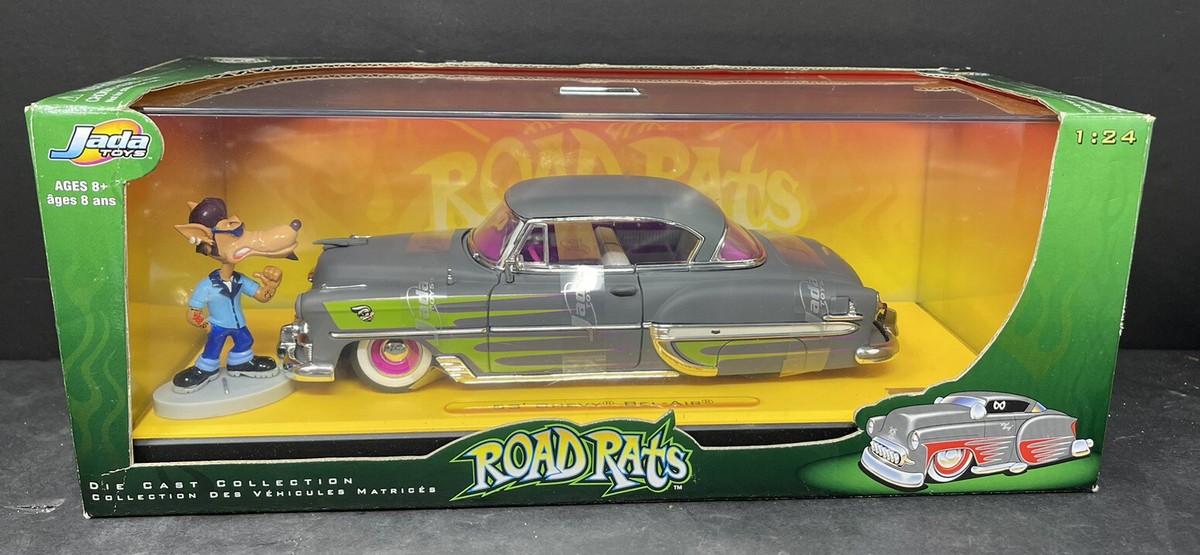 絶版品1/24Jada ROAD RATS 53'Chevy BEL AIR Jada Road Rats 1953 Chevy Bel Air 2 Car Sets 1:24 & 1:64