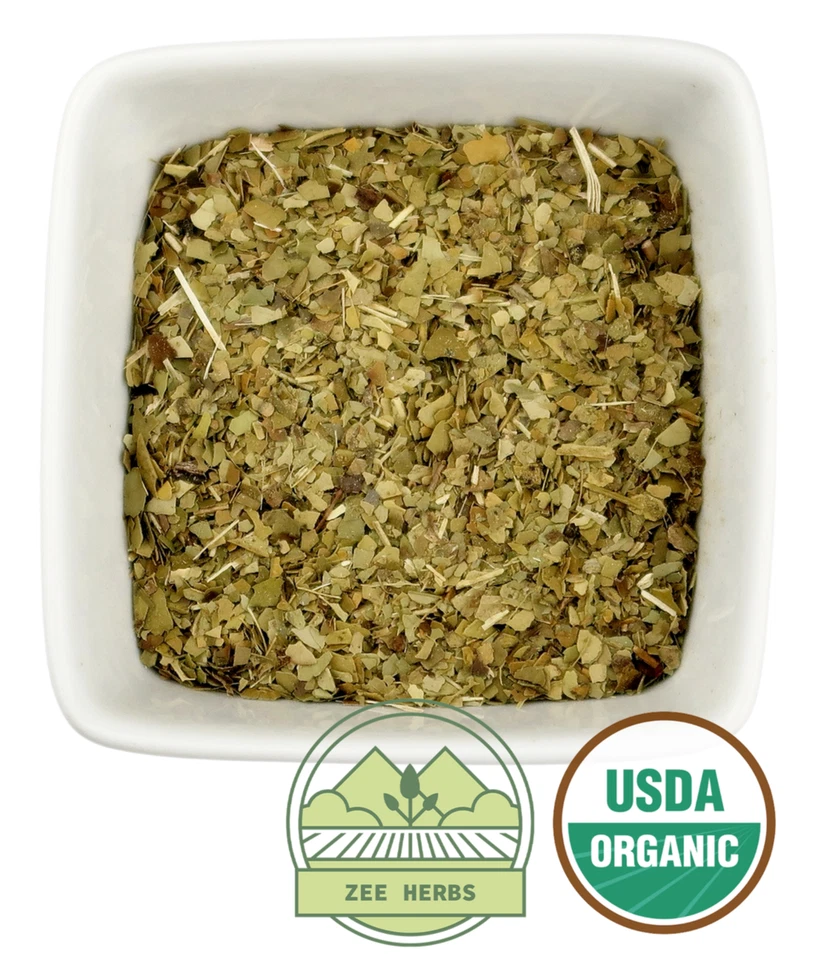 Organic Yerba Mate, Cut & Sifted (Ilex paraguariensis)
