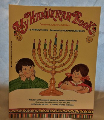 BRAND NEW MY HANUKKAH BOOK/QUESTIONS, ANSWERS, ACTIVITIES, Kimberly Colen PAPER