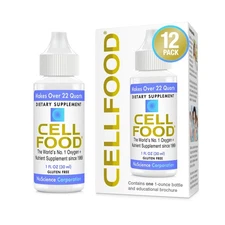 Cellfood Oxygen Boost - 1 fl oz, 12 Pack - Liquid Oxygen Supplement - Gluten ...