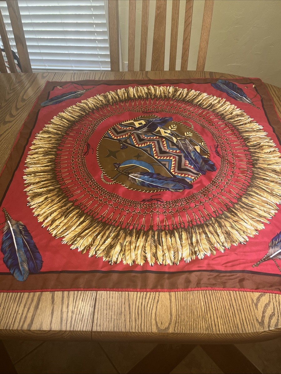 35 inch square echo scarf silk