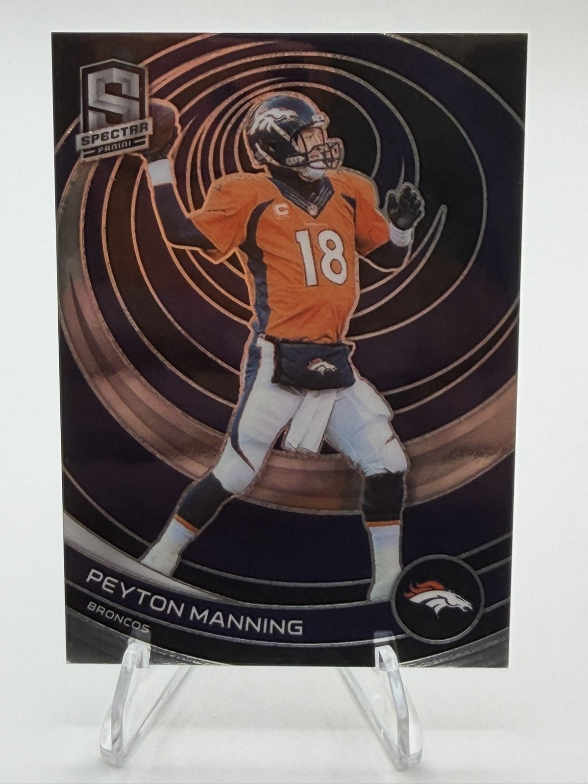 2023 Panini Spectra Peyton Manning Spectris /30 #27 Denver Broncos HOF