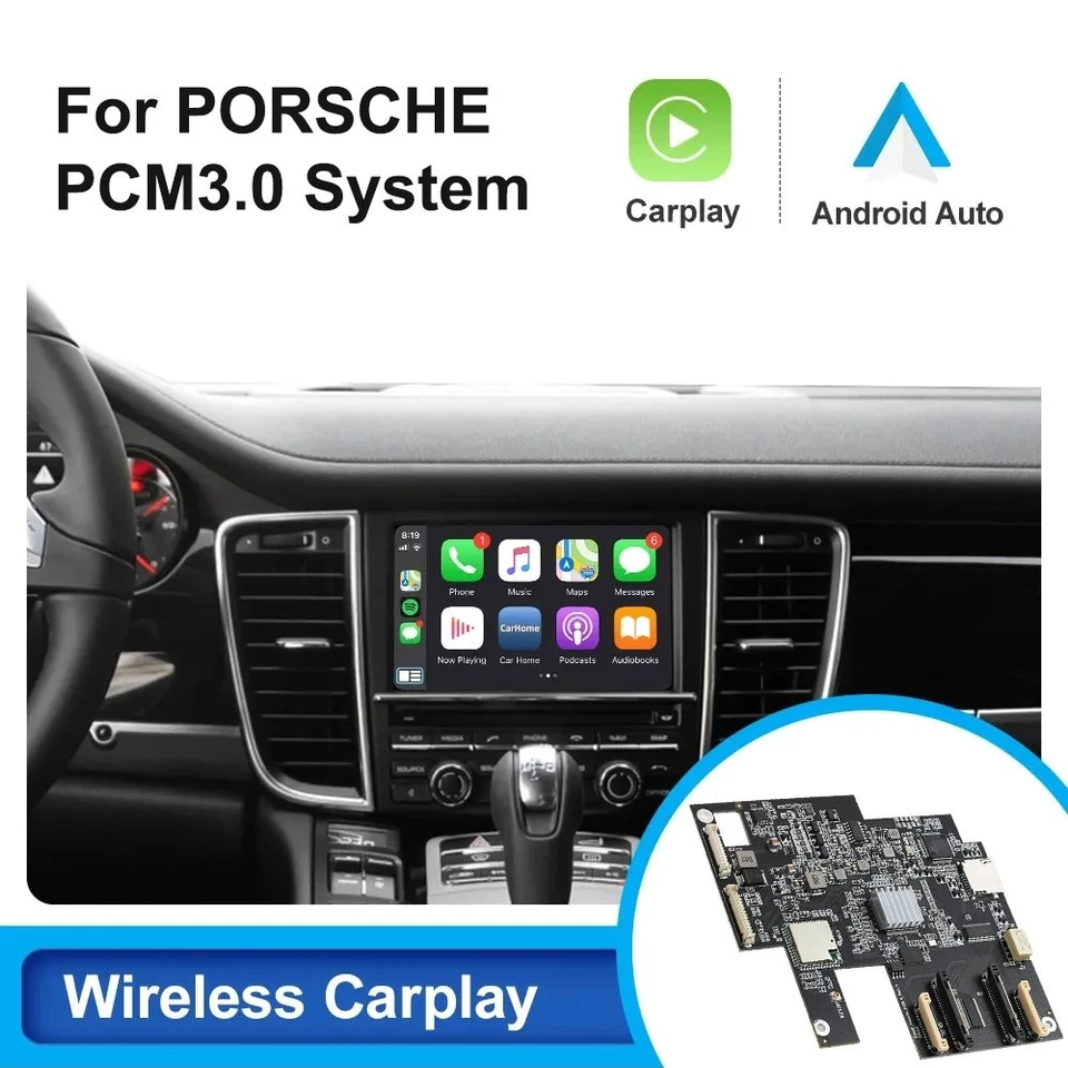Wireless CarPlay Android Auto Retrofit for Porsche 987 Cayman 2009-2012 PCM 3.0 - Image 2 of 4