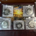 Silver Sale! One Canada 1964 Charlottetown $ .6 Oz Pure Silver AU Melt! CF44