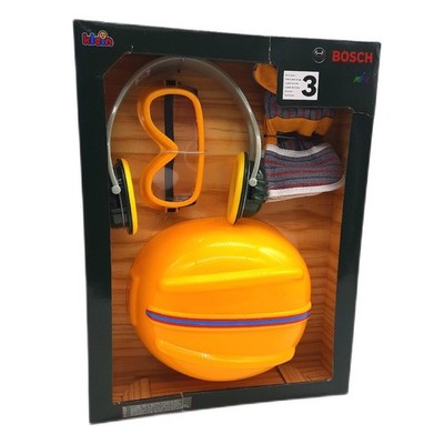 Theo Klein Zubehör Set Bosch Spielzeug Arbeitshandschuhe Brille robust sicher ho