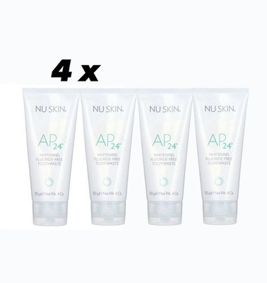 4 Tubes, Nu Skin Nuskin AP24 Whitening Fluoride Toothpaste 2 Tubes  EXP. 10/26