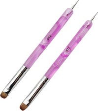Premium French l Acrylic Nail Art Brush & Dotting Tool - Profal