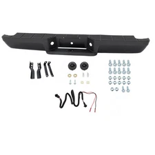 Step Bumper For 1993-2011 Ford Ranger Rear Powdercoat Black Fleetside/Styleside