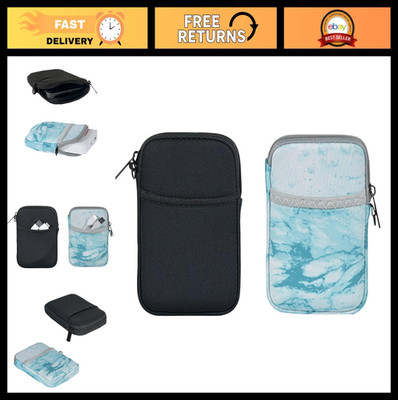 Portable Waterproof Shockproof External Hard Drive Case 2.5'' Storage Bag (2-Pack