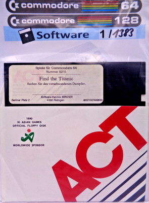 COMMODORE 64/128 -- FIND THE TITANIC (BENDER - DISK)