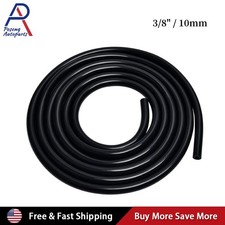 5ft 10mm (3/8") Silicone Vacuum Tubing Hose Line 130PSI Max Pressure Black