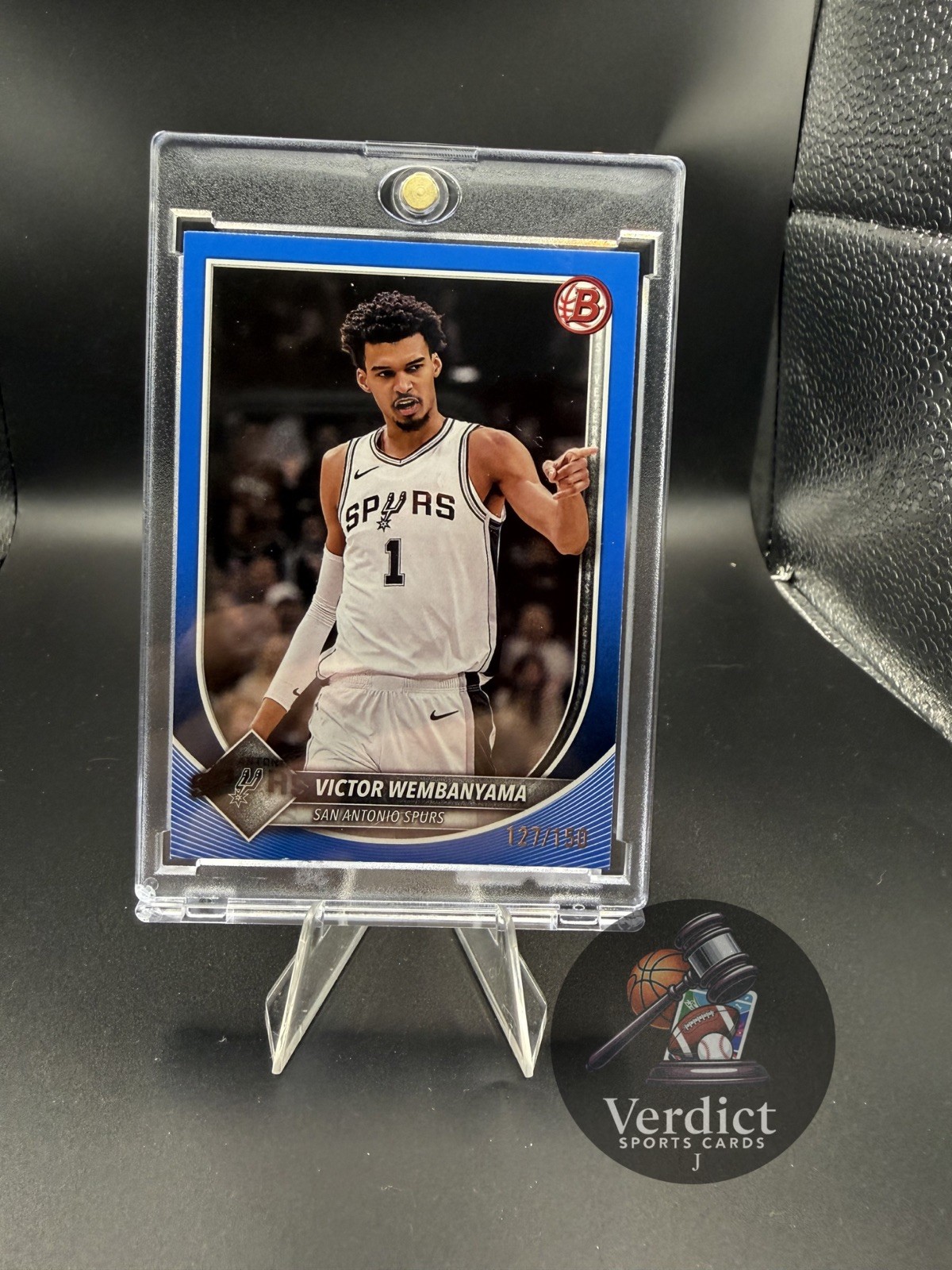 2025-26 Bowman - Victor Wembanyama #143 Blue Border /150 1701