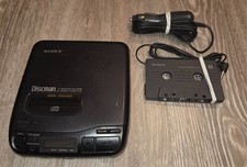 Sony Discman D-34 Walkman Portable Personal CD Music Player PARTS Or REPAIR ONLY