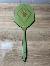 Vintage Lucite Empire Hand Mirror/ 1940 s Gre...
