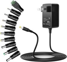 12V 2A 1.5A AC Adapter Charger Power Adapter Supply for 12 Volt Electronics - 20