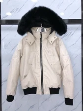 Winter Classic Warmth Moose Knuckles Scissors Down Jacket Rivet Hoodie Coat*S/