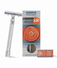 Merkur 23C - Long-Handle Closed Comb Double Edge Safety Razor Made In Germany