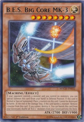 B.E.S. Big Core MK-3 - MACR-EN032 - Rare - 1st Edition - Damaged