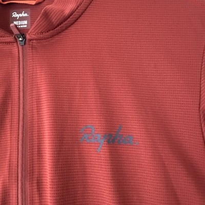 Rapha Classic Flyweight Jersey Mens Medium Burgundy Full Zip