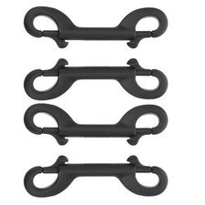 4 Pcs Heavy Duty Snap Hook Double Ended Hooks Bolt Dog Leash Clips