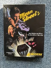 Commodore 64/128 Mean Streets Interactive Detective Movie