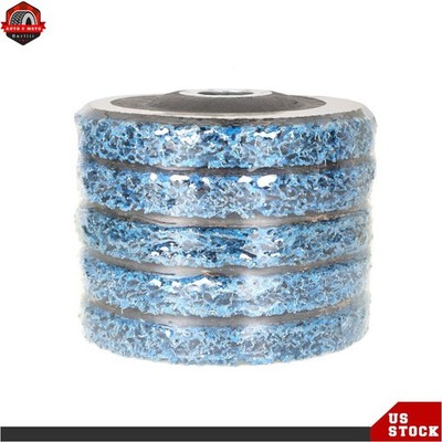 10Pcs 4.5''×7/8'' Strip Disc Wheel Paint Rust Removal Clean For Angle Grinder New