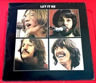 The Beatles Let It Be LP+INNER UK 1970 Press Green Apple PCS 7096 3U/3U VINYL