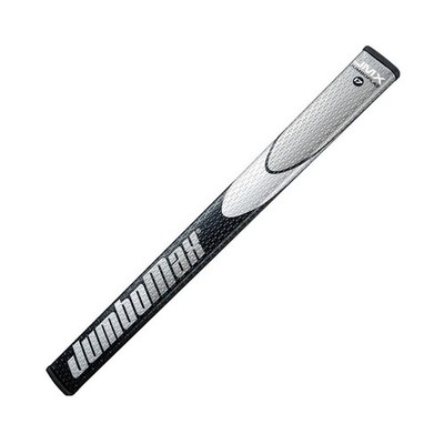 JumboMax JumboFlat 17'' ArmLock Golf Putter Griff schwarz silber + gratis Band