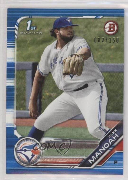 2019 Bowman Draft Blue 82/150 Alek Manoah #BD-3 0t2