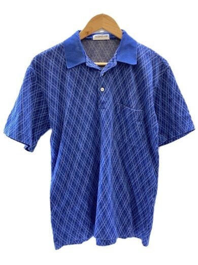 YVES SAINT LAURENT Polo camicia M Cotone Blu