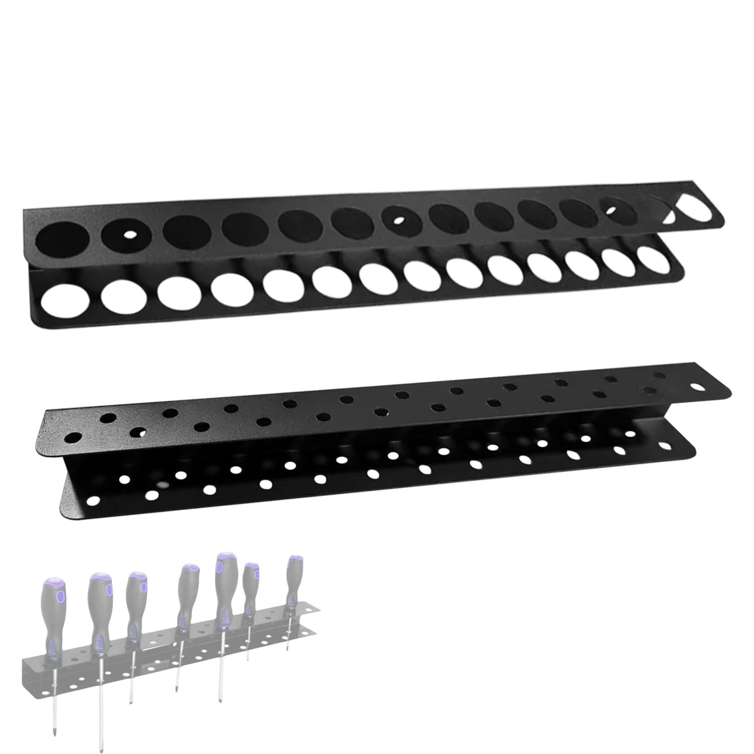 Ensemble porte outils mural support mural pour pinces de 40 cm 2Pcs