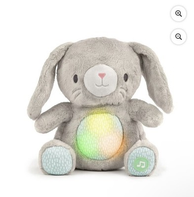 Ingenuity Heart to Hugs Sylvi Bunny Soothing Plush Toy, Grey, 0M+