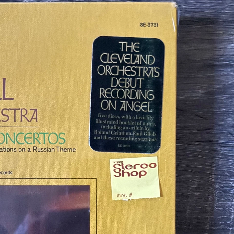 Beethoven~The Five Piano Concertos Box Set (5X LP) SE-3731 SEALED - Image 2 of 3