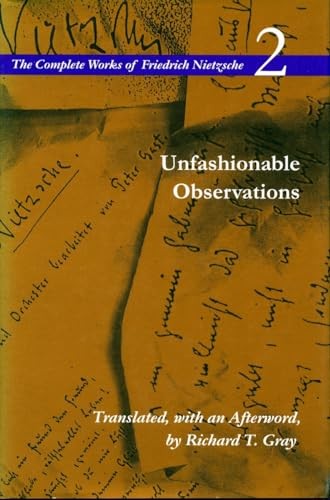 Unfashionable Observations – Volume 2 Nietzsche Gray Paperback John Wiley & Sons - Image 5